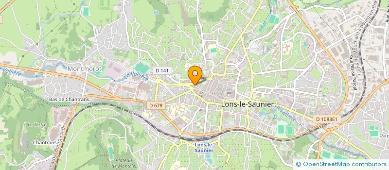 localisation de l'entreprise BEAUTY COLOR à LONS-LE-SAUNIER