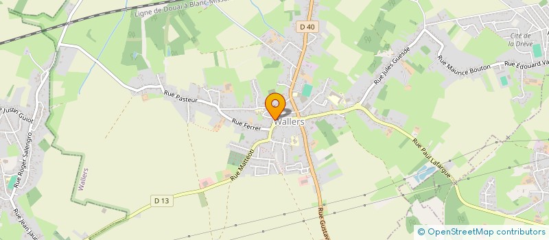 localisation de l'entreprise BEAUTY'FULL  WALLERS