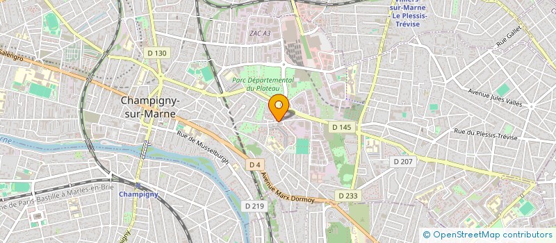 localisation de l'entreprise BEAUTY HAIR à CHAMPIGNY-SUR-MARNE