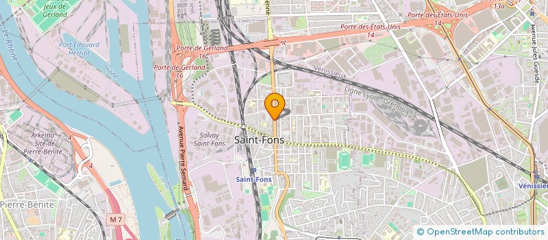 localisation de l'entreprise BEAUTY HAIR  SAINT-FONS