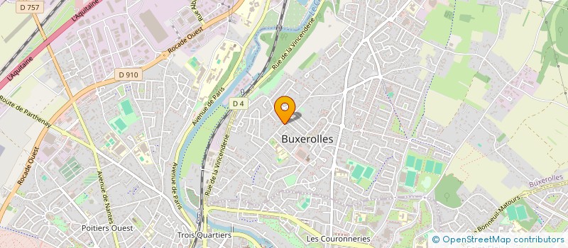 localisation de l'entreprise BEAUTY LASH 86 à BUXEROLLES
