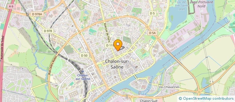localisation de l'entreprise BEAUTY LIVE à CHALON-SUR-SAONE