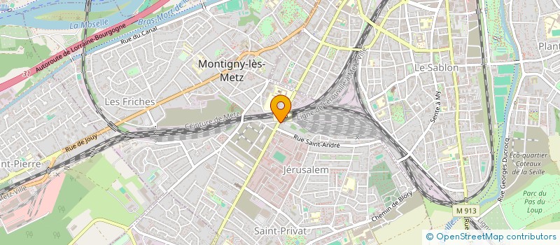 localisation de l'entreprise BEAUTY LOFT à MONTIGNY-LES-METZ