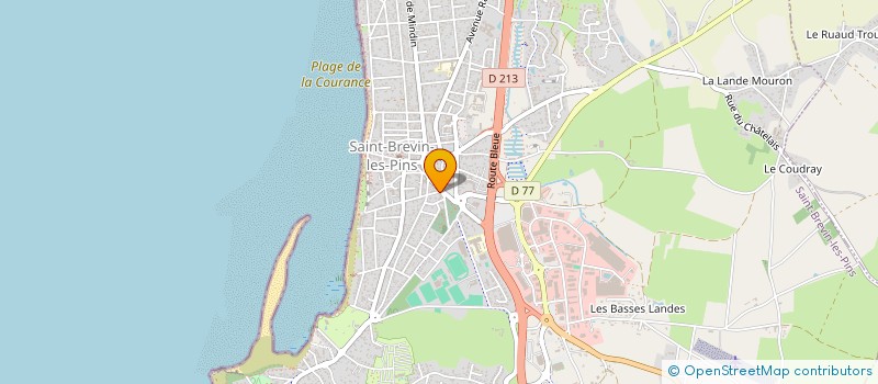 localisation de l'entreprise BEAUTY LOUNGE COIFFURE à SAINT-BREVIN-LES-PINS