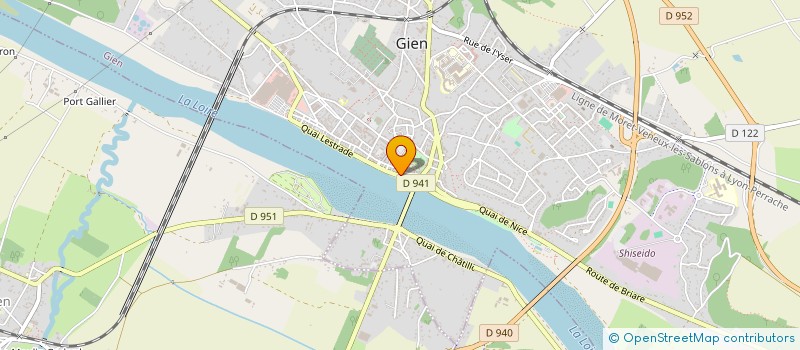 localisation de l'entreprise BEAUTY LUXE COIFFURE  GIEN