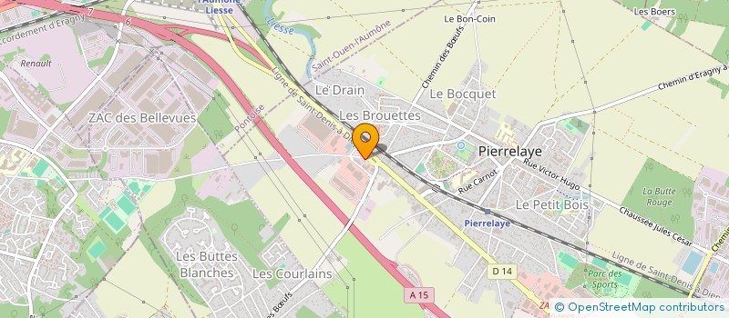 localisation de l'entreprise BEAUTY MS  PIERRELAYE