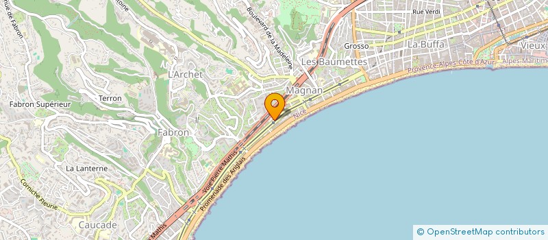 localisation de l'entreprise BEAUTY N' CHIC à NICE