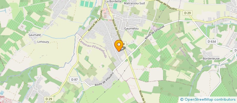 localisation de l'entreprise BEAUTY'N'FORM  FRONTON