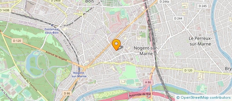 localisation de l'entreprise BEAUTY NAILS à NOGENT-SUR-MARNE