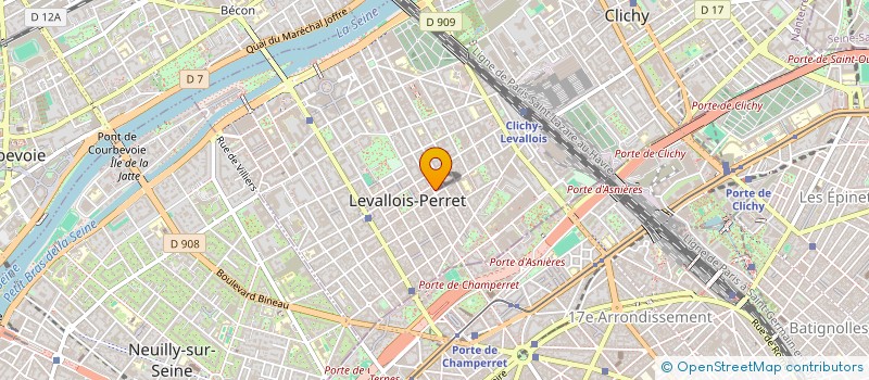 localisation de l'entreprise BEAUTY PAUSE à LEVALLOIS-PERRET