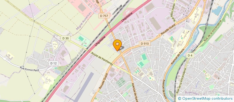 localisation de l'entreprise BEAUTY PETS à POITIERS