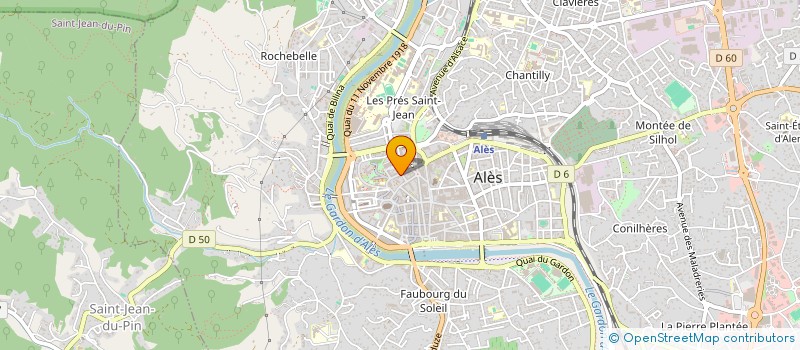 localisation de l'entreprise BEAUTY PULSE à ALES