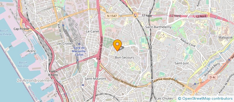 localisation de l'entreprise BEAUTY & QUALITY COSMETICS  MARSEILLE