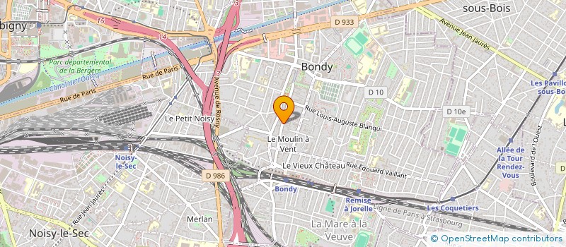 localisation de l'entreprise BEAUTY'R PARIS  BONDY