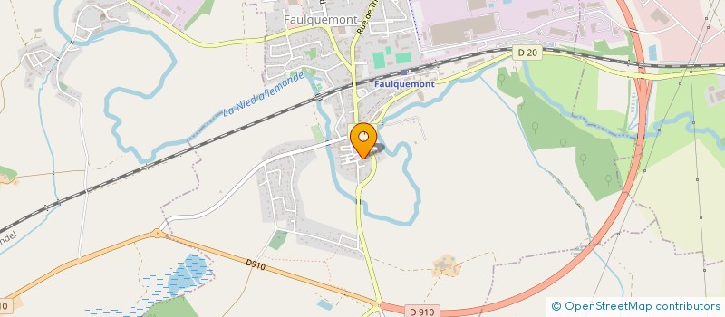 localisation de l'entreprise BEAUTY RITZ  FAULQUEMONT