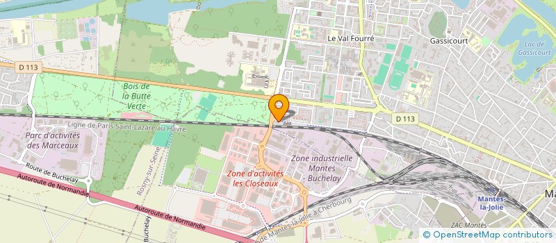 localisation de l'entreprise BEAUTY'S BAR  MANTES-LA-JOLIE