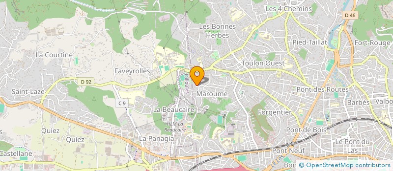 localisation de l'entreprise BEAUTY SPIRIT  TOULON