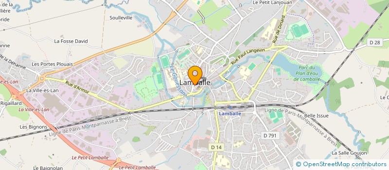 localisation de l'entreprise BEAUTY TATTOO SHOP  LAMBALLE-ARMOR