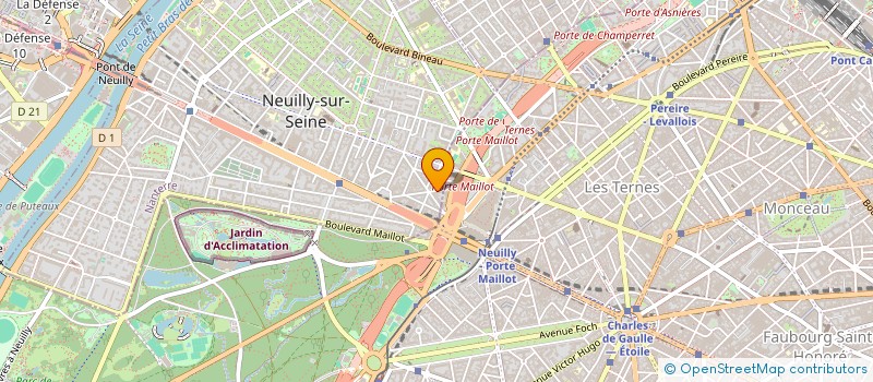 localisation de l'entreprise BEAUTY & THE CREAM à NEUILLY-SUR-SEINE