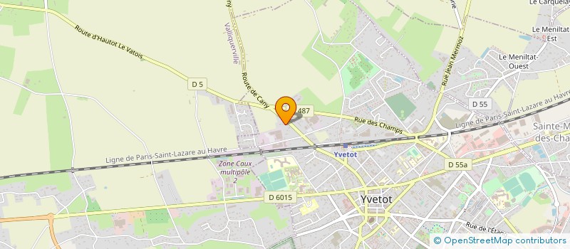 localisation de l'entreprise BEAUTY THERAPY à YVETOT