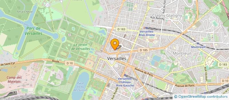 localisation de l'entreprise BEAUTY VERSAILLES à VERSAILLES