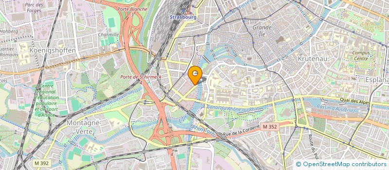 localisation de l'entreprise BEAUTY & WELLNESS DISTRIBUTION à STRASBOURG