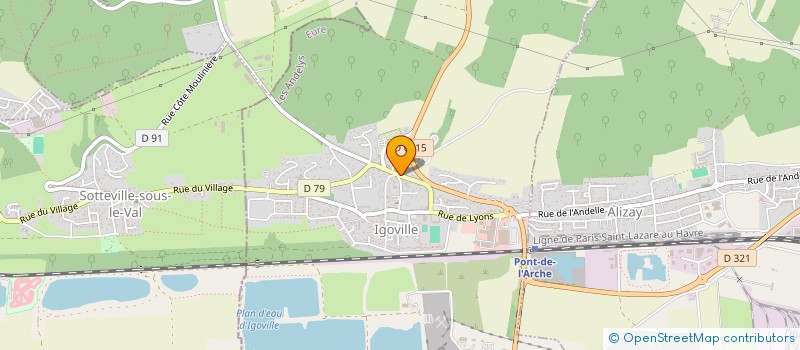 localisation de l'entreprise BEAUTY'ZEN  IGOVILLE