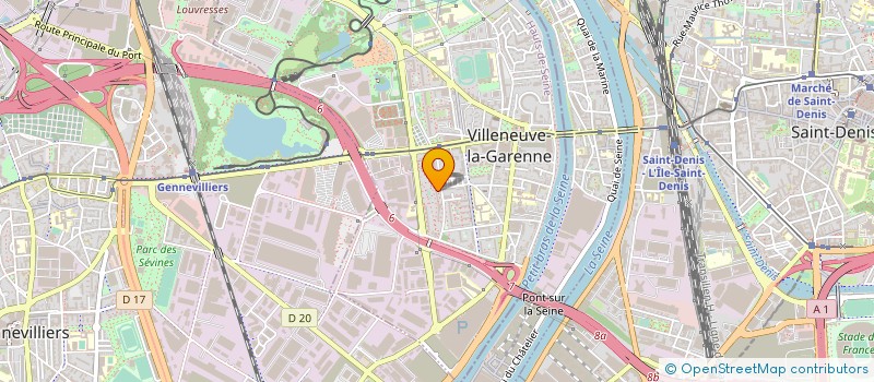 localisation de l'entreprise BEAUTYBAND à VILLENEUVE-LA-GARENNE
