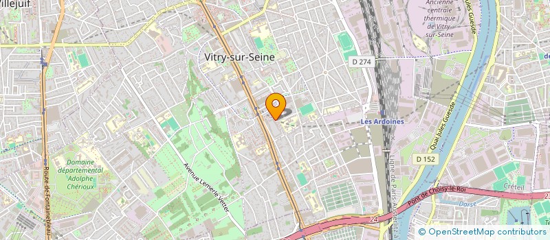 localisation de l'entreprise BEAUTYFULL NAILS à VITRY-SUR-SEINE