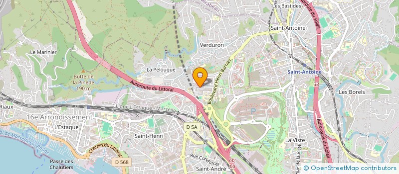 localisation de l'entreprise BEAUTYGLAM à MARSEILLE