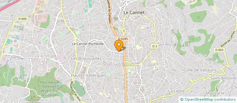 localisation de l'entreprise BEAUTYLOC  LE CANNET