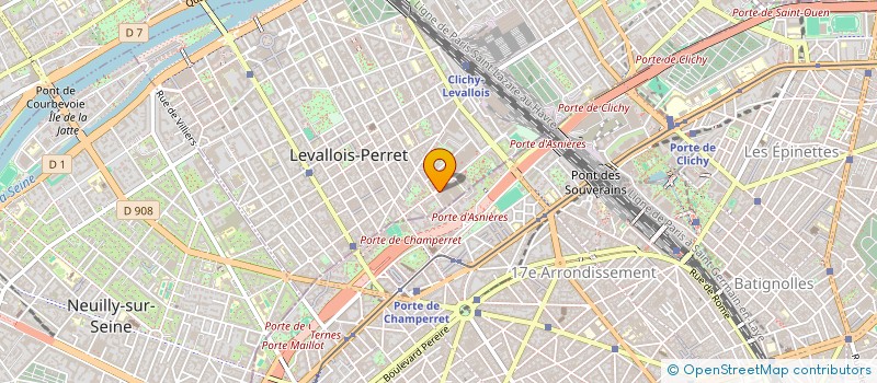 localisation de l'entreprise BEAUTYMAD à LEVALLOIS-PERRET