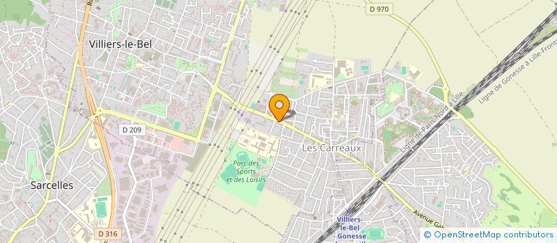 localisation de l'entreprise BEAUTYSSIMA à ARNOUVILLE