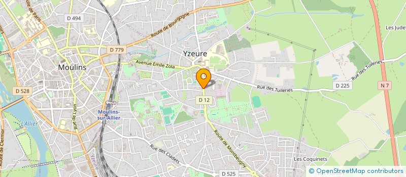 localisation de l'entreprise BEAUVAIS  YZEURE