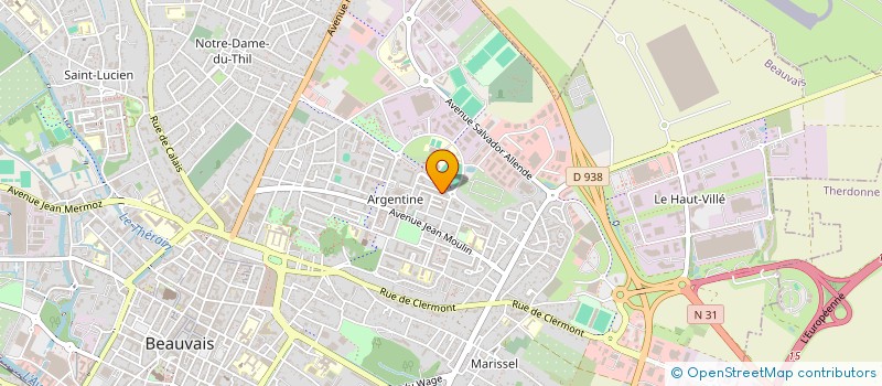 localisation de l'entreprise BEAUVAIS - ANADOLU ASSOCIATION FRANCO TURQUE  BEAUVAIS