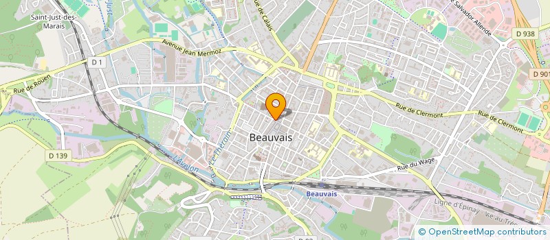 localisation de l'entreprise BEAUVAIS DISTRIBUTION  BEAUVAIS