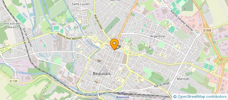 localisation de l'entreprise BEAUVAIS EDUD PROJETS ARCHEOLO URBAINE à BEAUVAIS