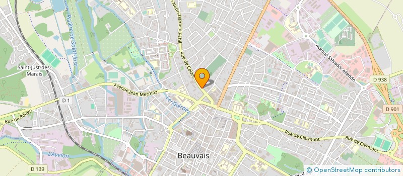 localisation de l'entreprise BEAUVAIS GRANIT à BEAUVAIS