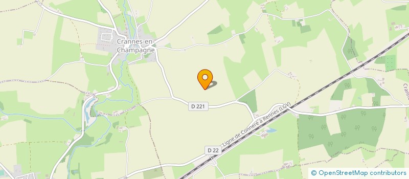 localisation de l'entreprise BEAUVAIS LANGEVIN  CRANNES EN CHAMPAGNE