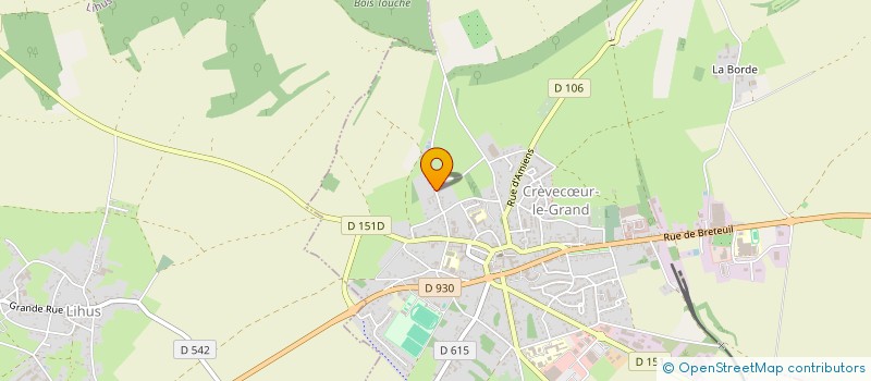 localisation de l'entreprise BEAUVAIS PANCRACE TEAM  CREVECUR-LE-GRAND