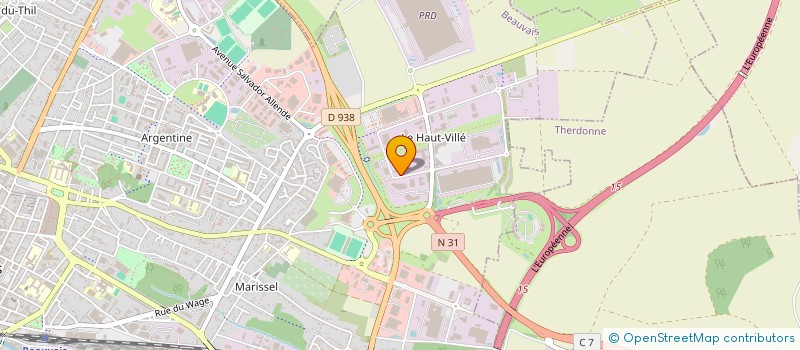 localisation de l'entreprise BEAUVAIS SUBAQUATIQUE  BEAUVAIS