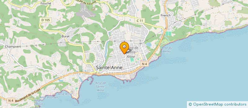 localisation de l'entreprise BEAUVALETTE à SAINTE-ANNE
