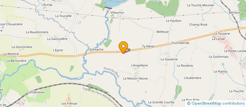 localisation de l'entreprise BEAUVALLON  POCE-LES-BOIS