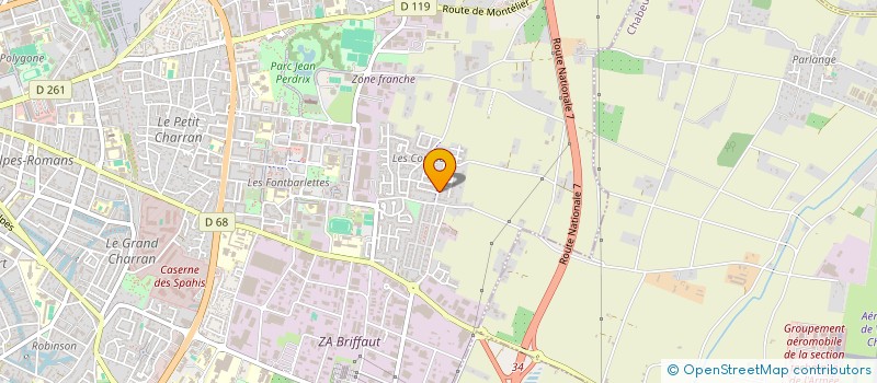 localisation de l'entreprise BEAUVALLON TAXI  VALENCE