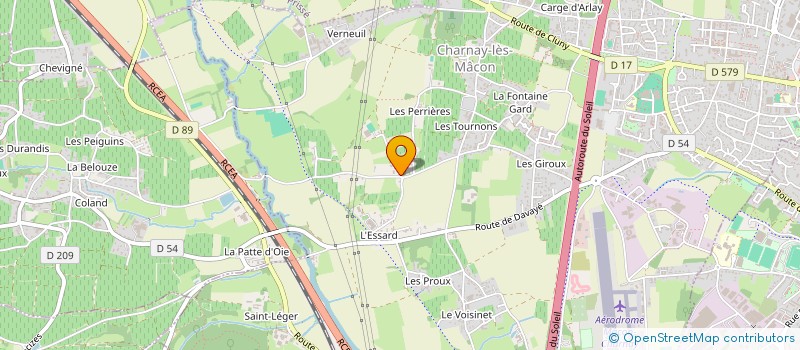 localisation de l'entreprise BEAUVATOM à CHARNAY-LES-MACON