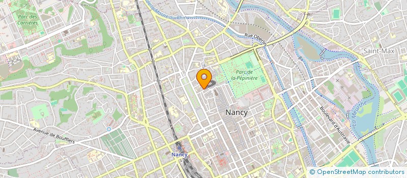 localisation de l'entreprise BEAUVAU  NANCY