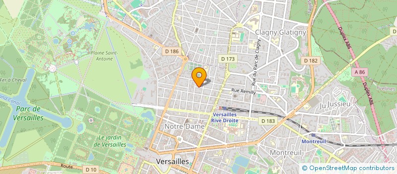 localisation de l'entreprise BEAUVAU FINANCE à VERSAILLES