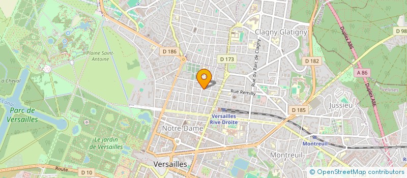 localisation de l'entreprise BEAUVAU-INVEST à VERSAILLES