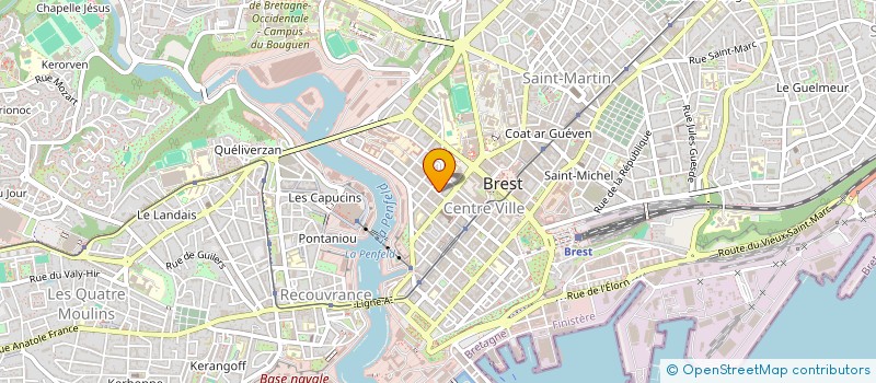 localisation de l'entreprise BEAUVILLAIN-COMBOT à BREST