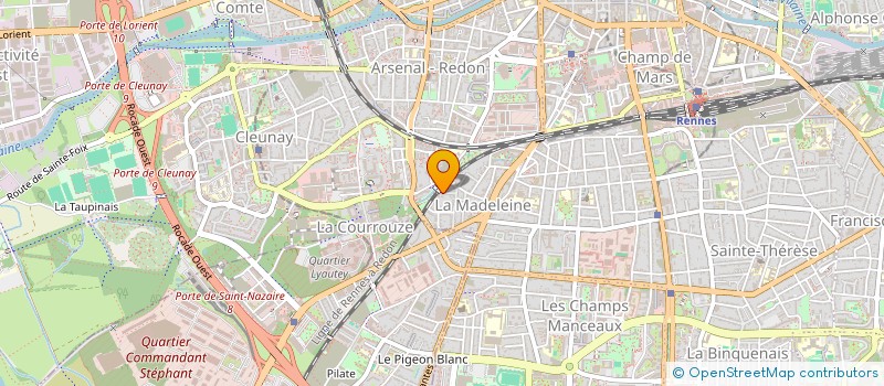 localisation de l'entreprise BEAUVILLAIN PRIOUL  RENNES